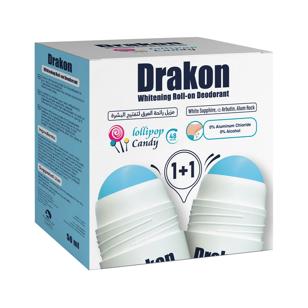 Drakon® Promopack whitening Roll on - Lollipop Candy 1+1 FREE