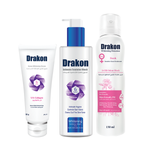 Load image into Gallery viewer, Drakon Feminine Intimate Wash + Senso Whitening Cream + Deosense Fresh Spray
