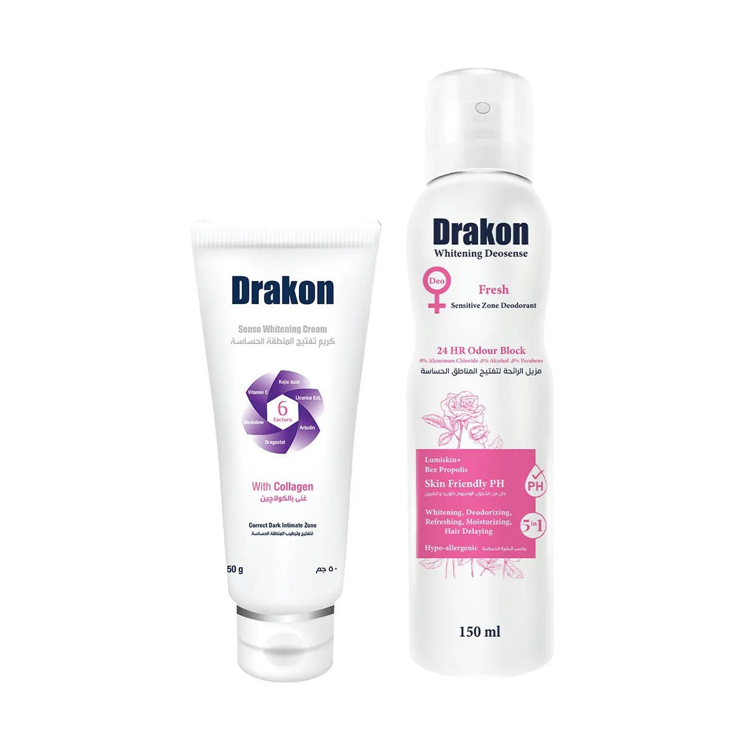Drakon Deosense Fresh Spray + Drakon Senso Whitening Cream&nbsp; - Drakon