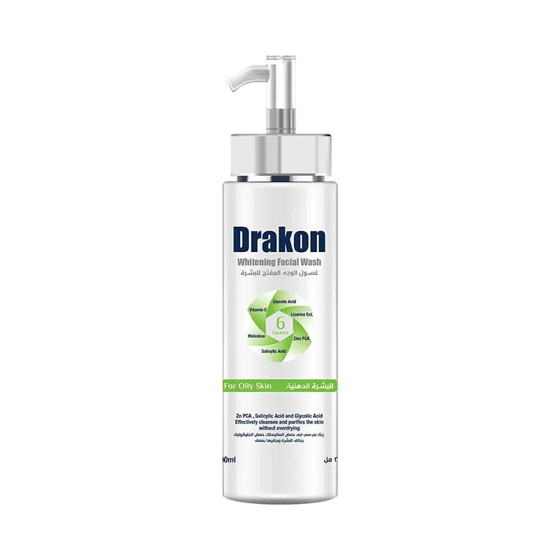 Drakon® Whitening Facial Cleanser For Oily & Combined Skin - Drakon