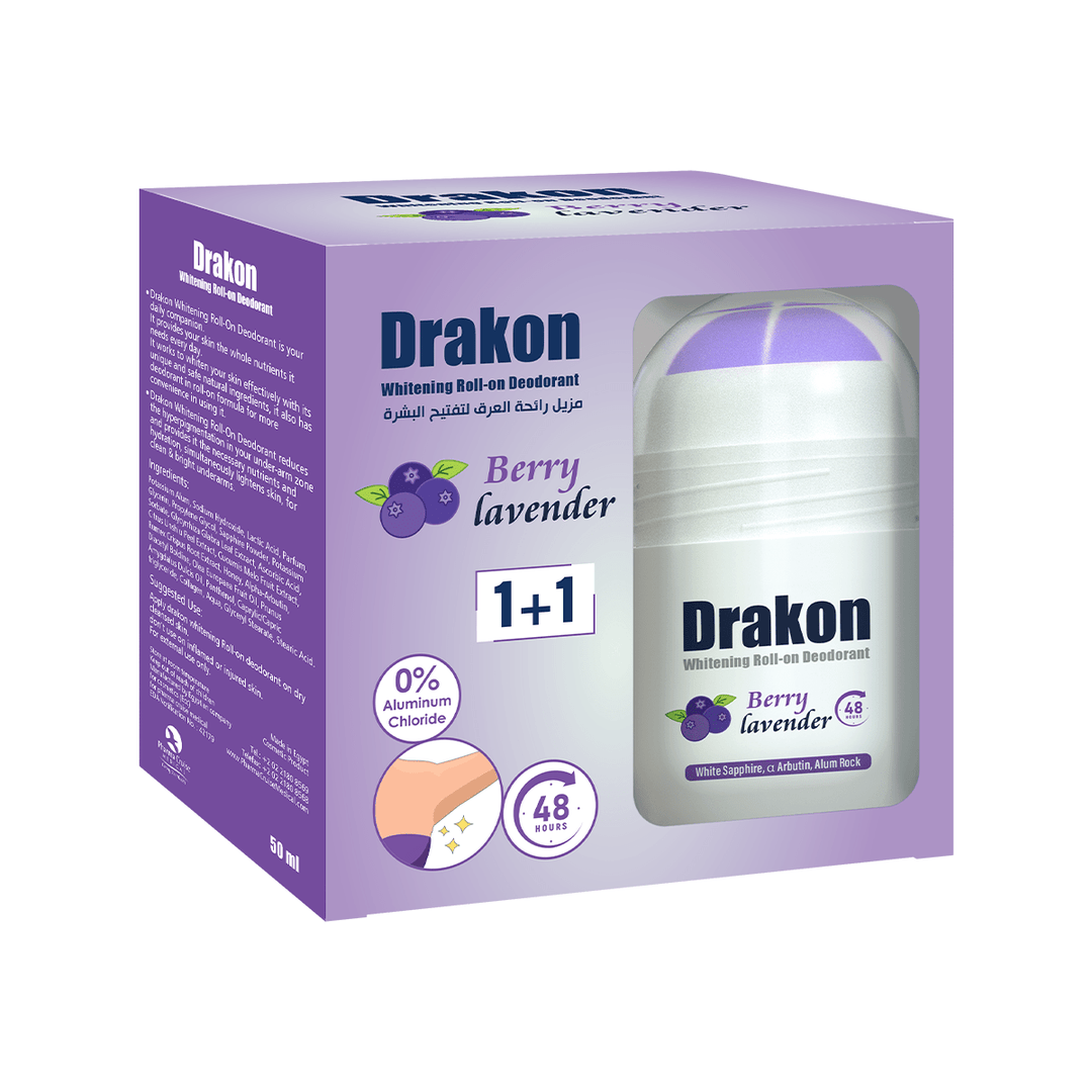 Drakon Whitening Roll - on Deodorant Berry Lavende - Drakon